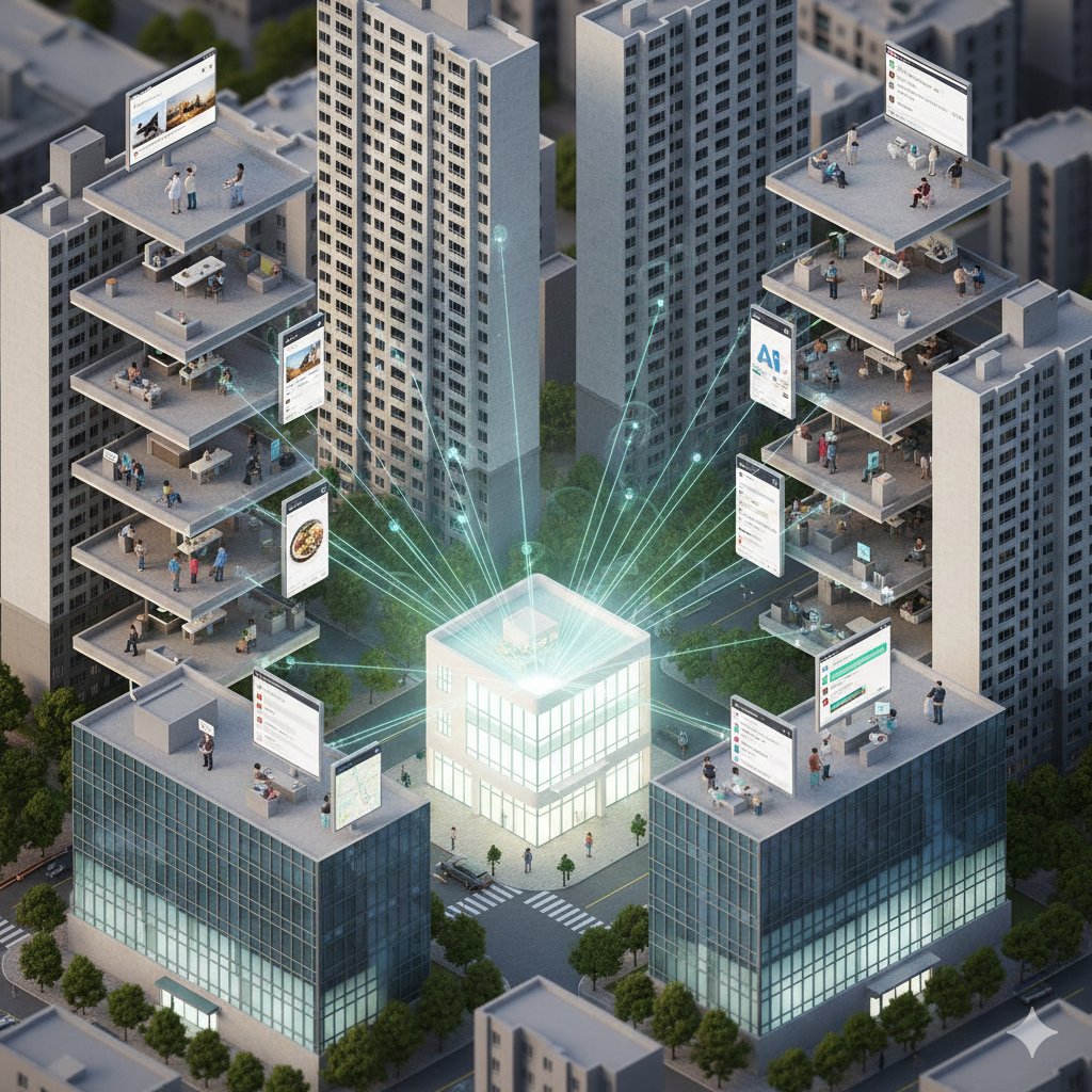 멀티채널 콘텐츠 동시 배포 및 데이터 수집